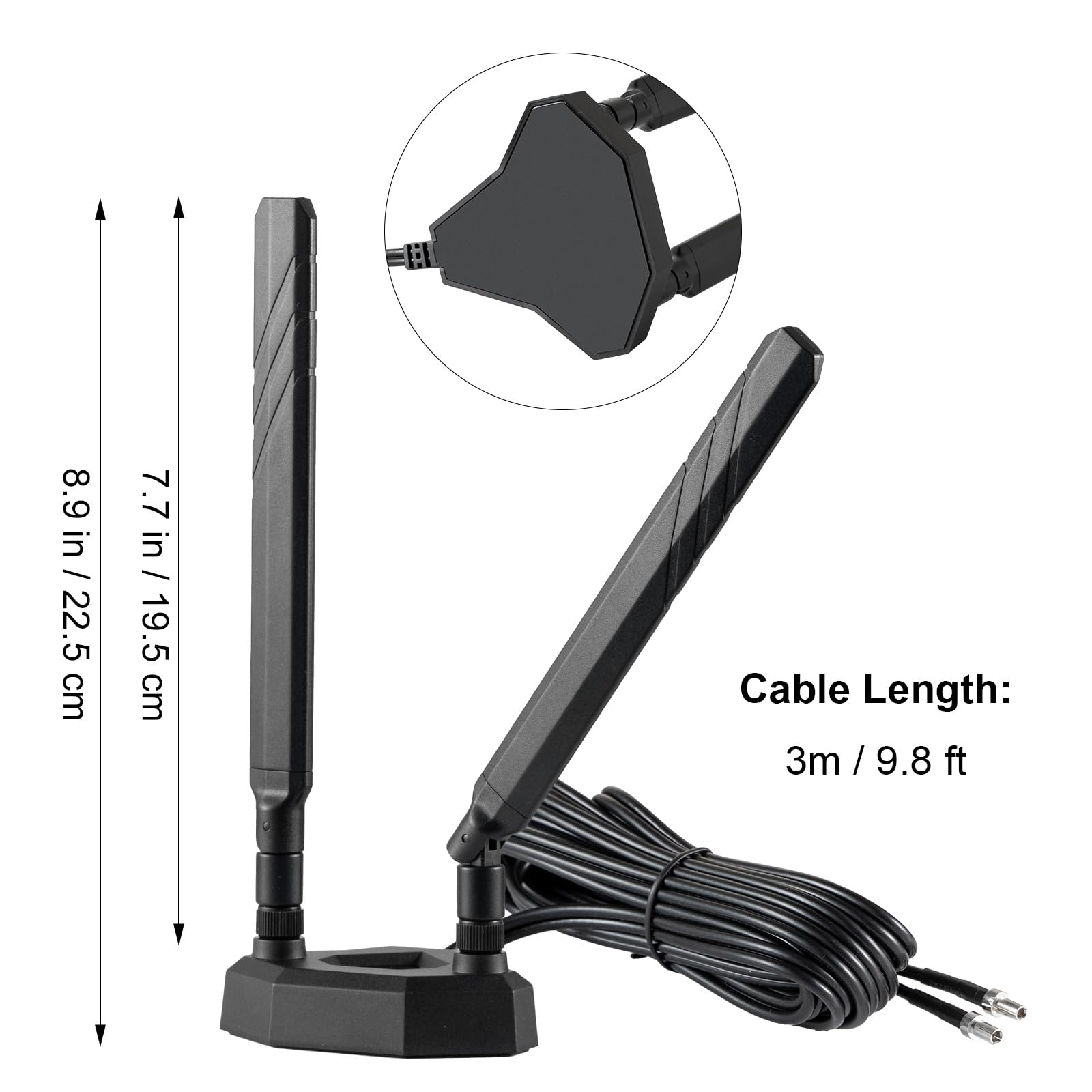 Amazon.com: 9dBi Magnetic Base 4G 5G TS9 External Antenna for